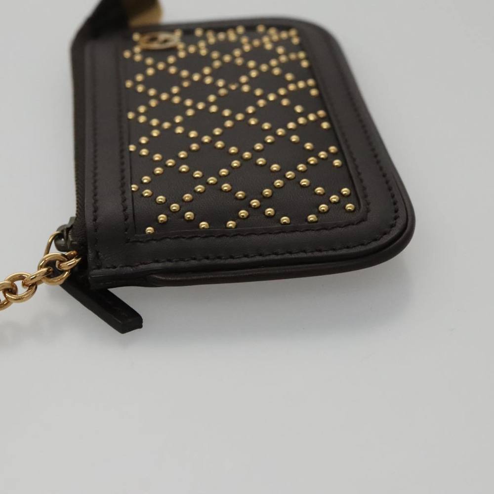 GUCCI Coin Purse Leather Brown 337688 Auth am7447V - Picture 3 of 16